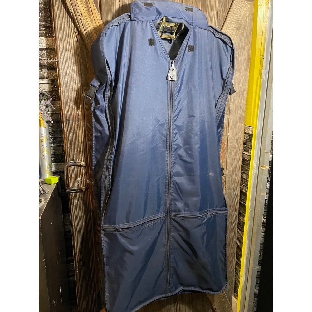Holiday Garment Bag Luggage Suit Garment Bag Suitcase Navy‎ Blue Travel Bag
